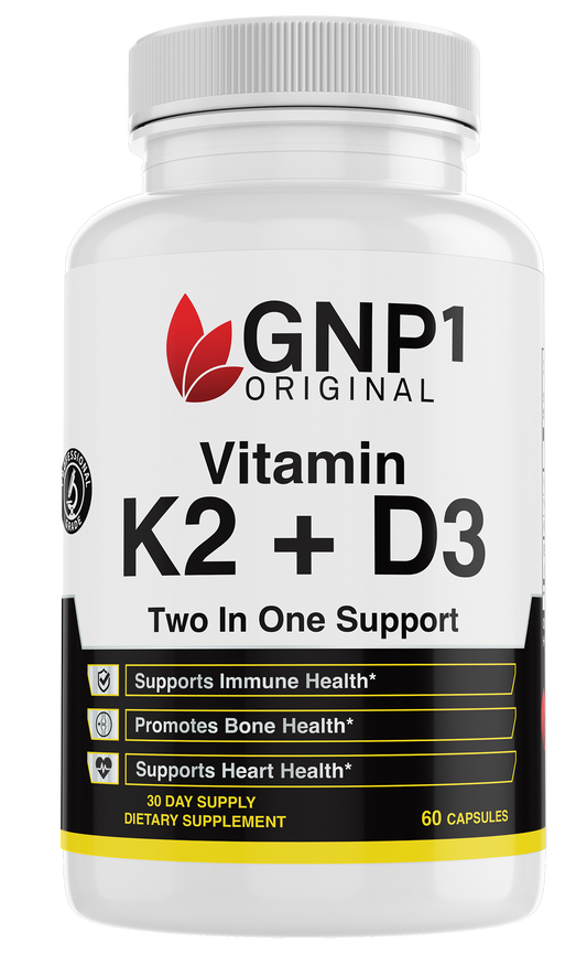 مكملات فيتامين K2 + D3 العضوية، تدعم صحة المناعة، وتعزز صحة العظام، وتدعم صحة القلب