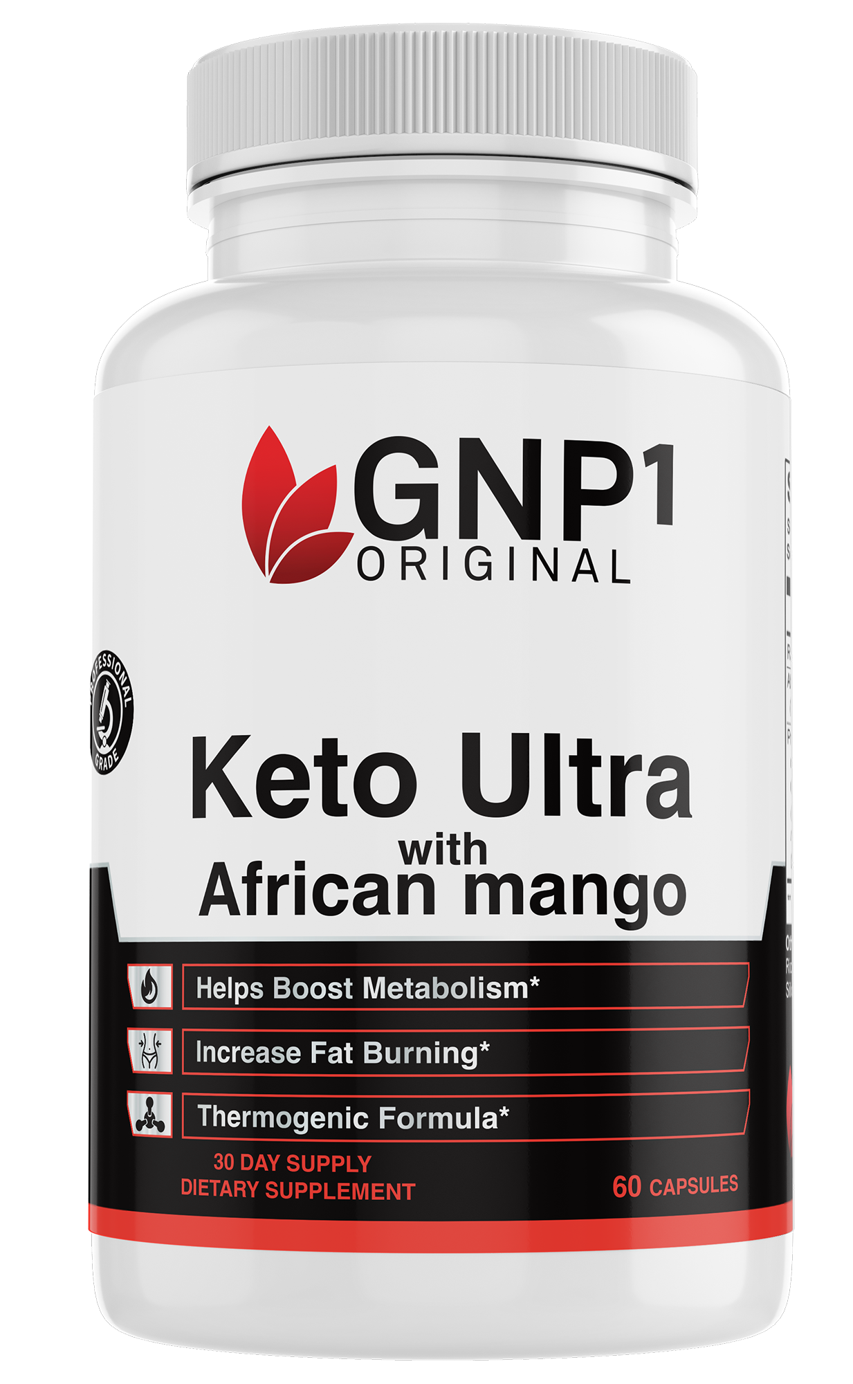 Raspberry Ketone Ultra مع مكمل غذائي عضوي من أصل نباتي من المانجو الأفريقي، يساعد على تعزيز التمثيل الغذائي وزيادة حرق الدهون، تركيبة حرارية